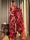 KT 119 Banarasi Soft Silk Jacquard Saree